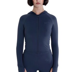 BODYBYRAVENTRACY Navy Blue Hoodie & Leggings Set size XS